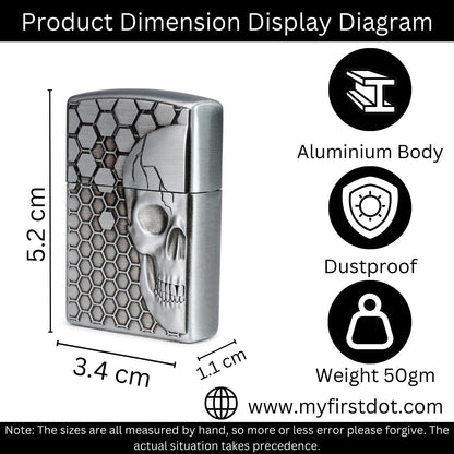 Skull Skeleton Classic Lighter | Windproof Cigarette Lighter