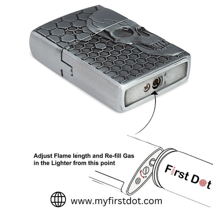 Skull Skeleton Classic Lighter | Windproof Cigarette Lighter