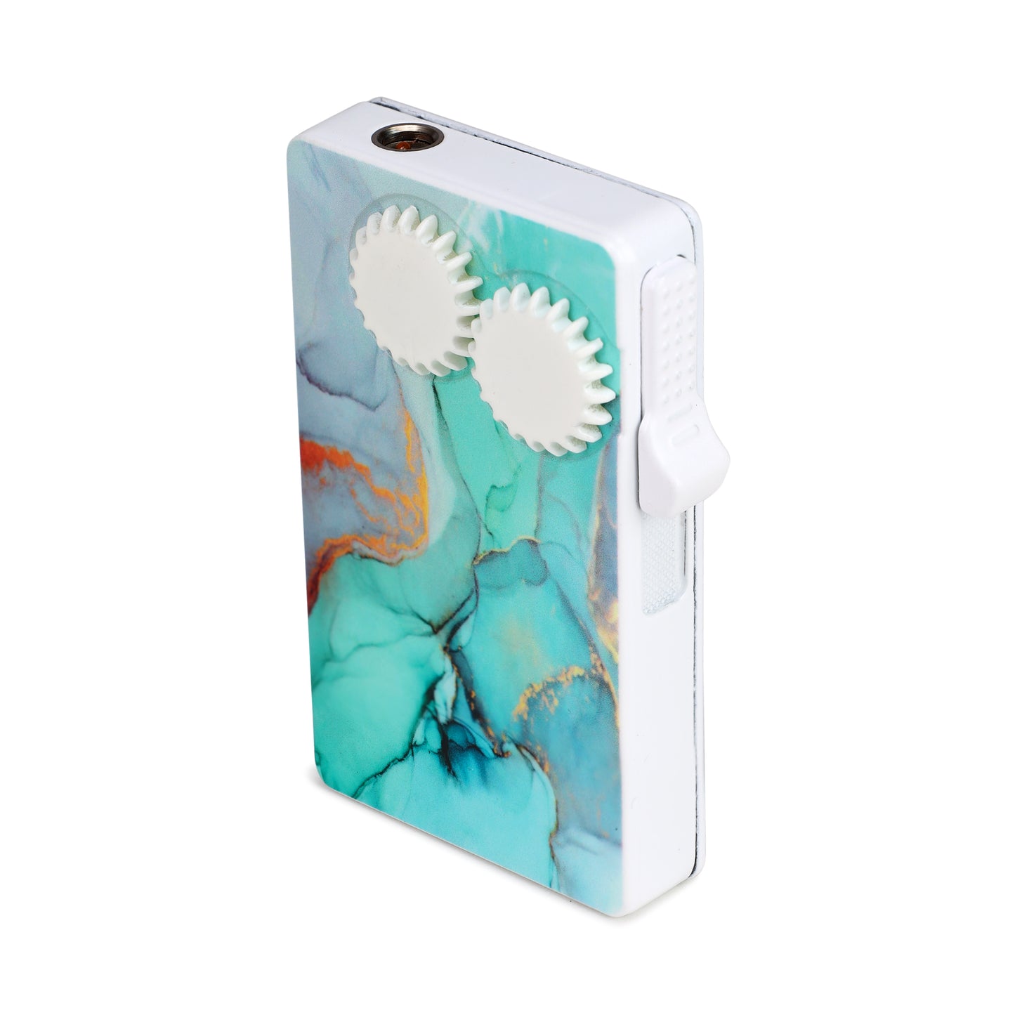 Sky Abstract Marble Glass Premium Refillable Cigarette Lighter – Perfect for Gifting | First Dot