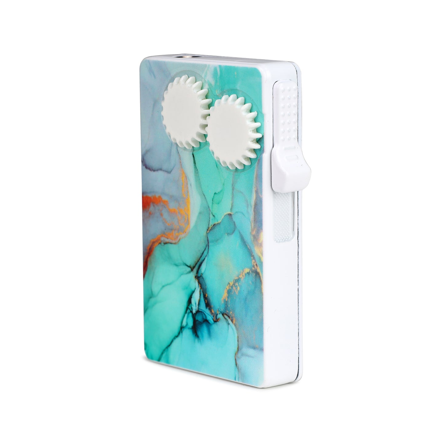 Sky Abstract Marble Glass Premium Refillable Cigarette Lighter – Perfect for Gifting | First Dot