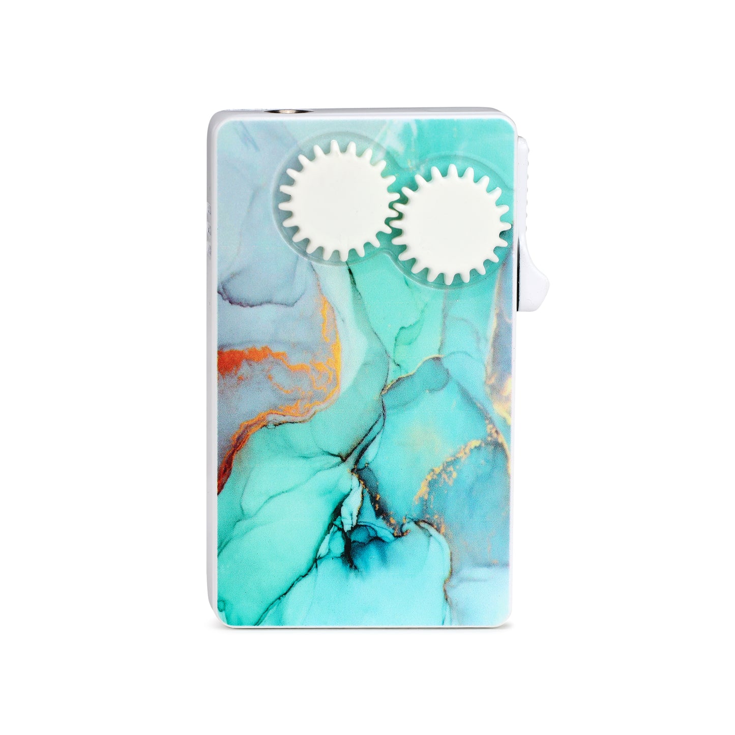Sky Abstract Marble Glass Premium Refillable Cigarette Lighter – Perfect for Gifting | First Dot
