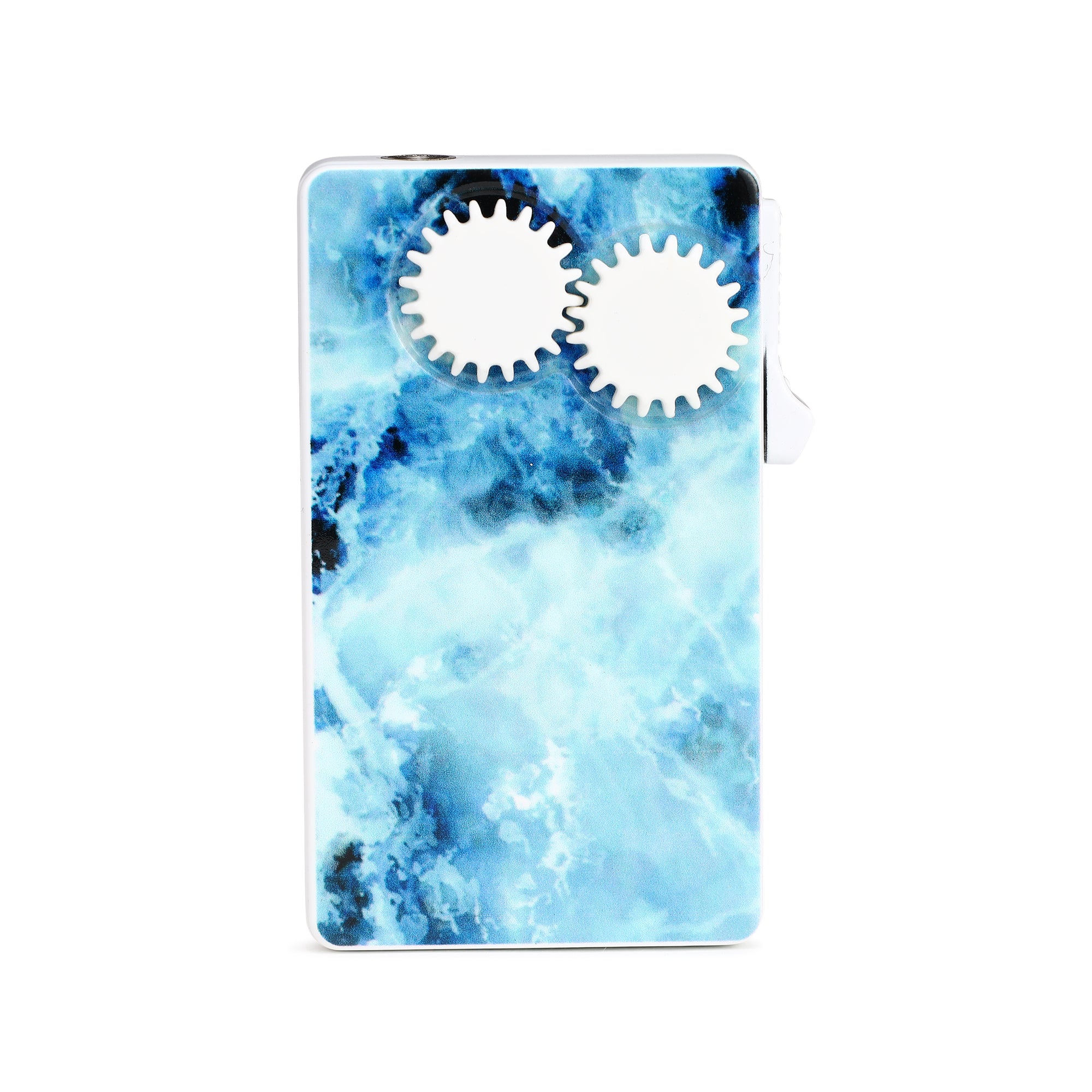 Sky Abstract Marble Glass Premium Refillable Cigarette Lighter – Perfect for Gifting | First Dot
