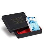 Sky Abstract Marble Glass Premium Refillable Cigarette Lighter – Perfect for Gifting | First Dot