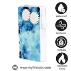 Sky Abstract Marble Glass Premium Refillable Cigarette Lighter – Perfect for Gifting | First Dot