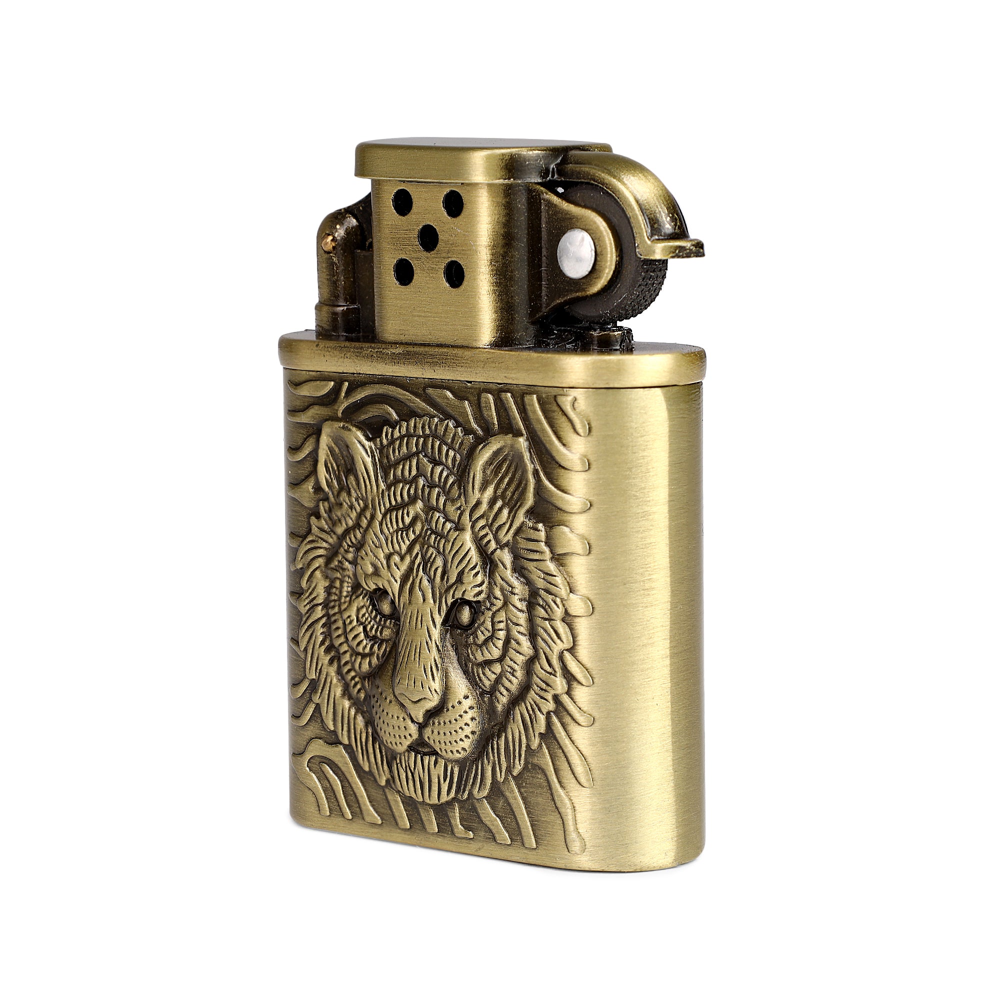 Tiger Eye Embossed Premium Refillable Cigarette Lighter – Perfect for Gifting | First Dot