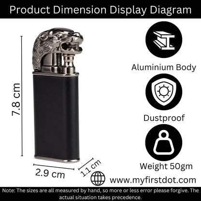Luxury lighter for men – tiger head design by First Dot