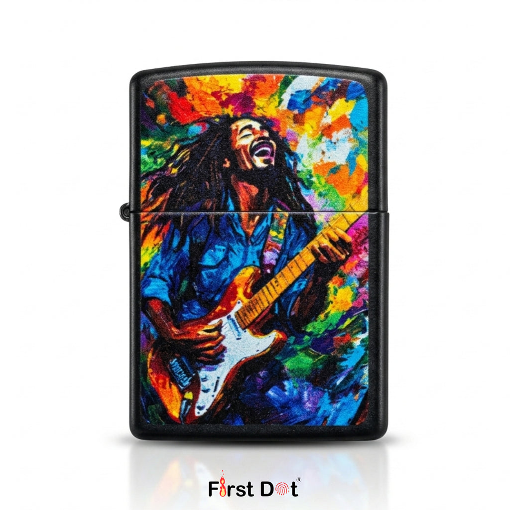 First Dot Marley One Love Windproof Cigarette Lighter