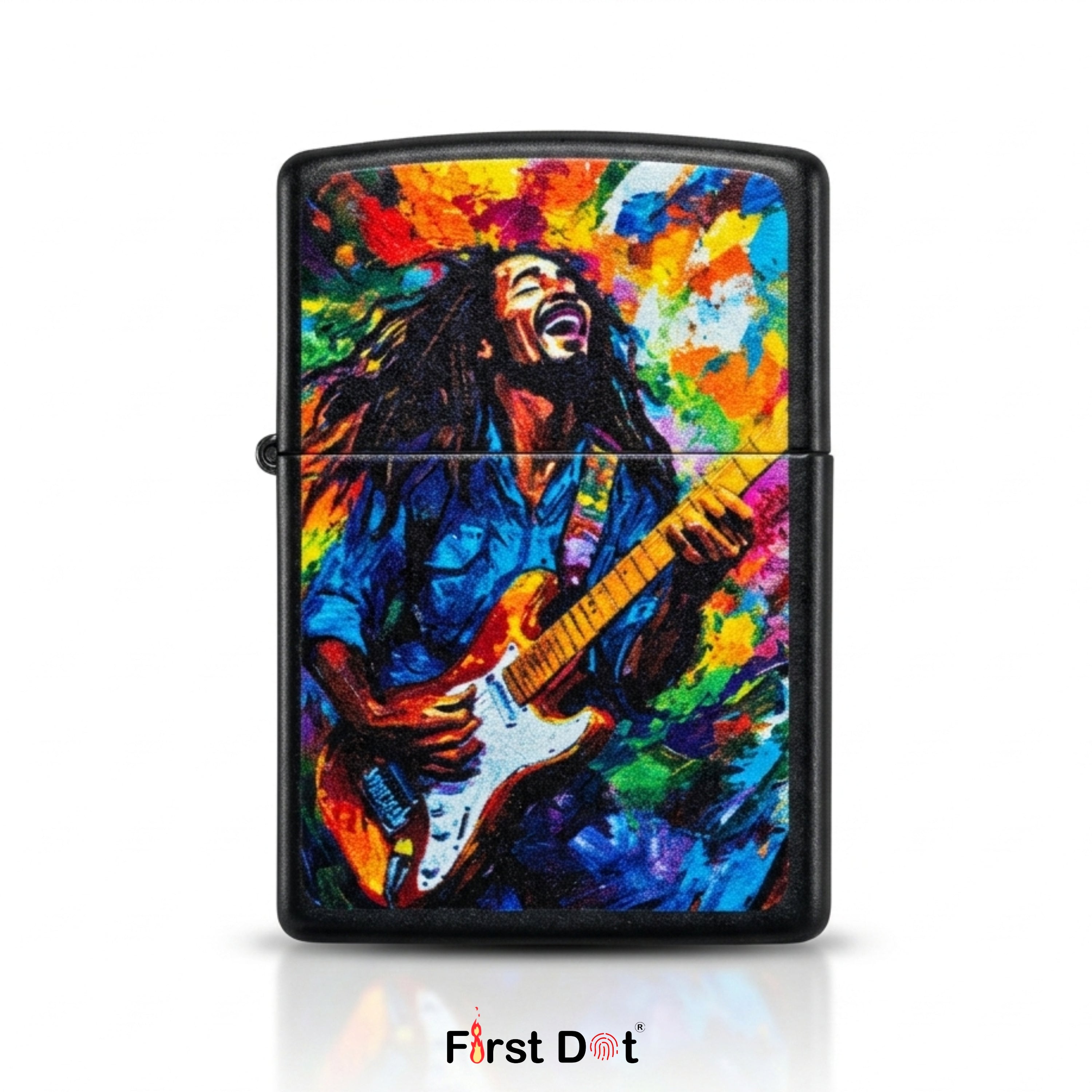 First Dot Marley One Love Windproof Cigarette Lighter