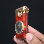 First Dot Maverick Swing-Arm Built-In Analog Watch Lighter