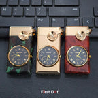 First Dot Maverick Swing-Arm Built-In Analog Watch Lighter