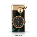 First Dot Maverick Swing-Arm Built-In Analog Watch Lighter