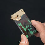 First Dot Maverick Swing-Arm Built-In Analog Watch Lighter