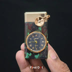 First Dot Maverick Swing-Arm Built-In Analog Watch Lighter