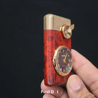 First Dot Maverick Swing-Arm Built-In Analog Watch Lighter