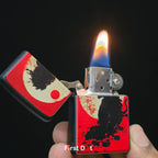 First Dot Mythological Warrior Graphic Windproof Lighters Pack of 2