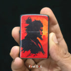 First Dot Mythological Warrior Graphic Windproof Lighters Pack of 2