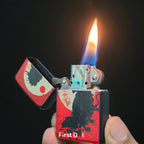 First Dot Mythological Warrior Graphic Windproof Lighters Pack of 2