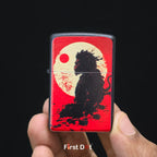 First Dot Mythological Warrior Graphic Windproof Lighters Pack of 2