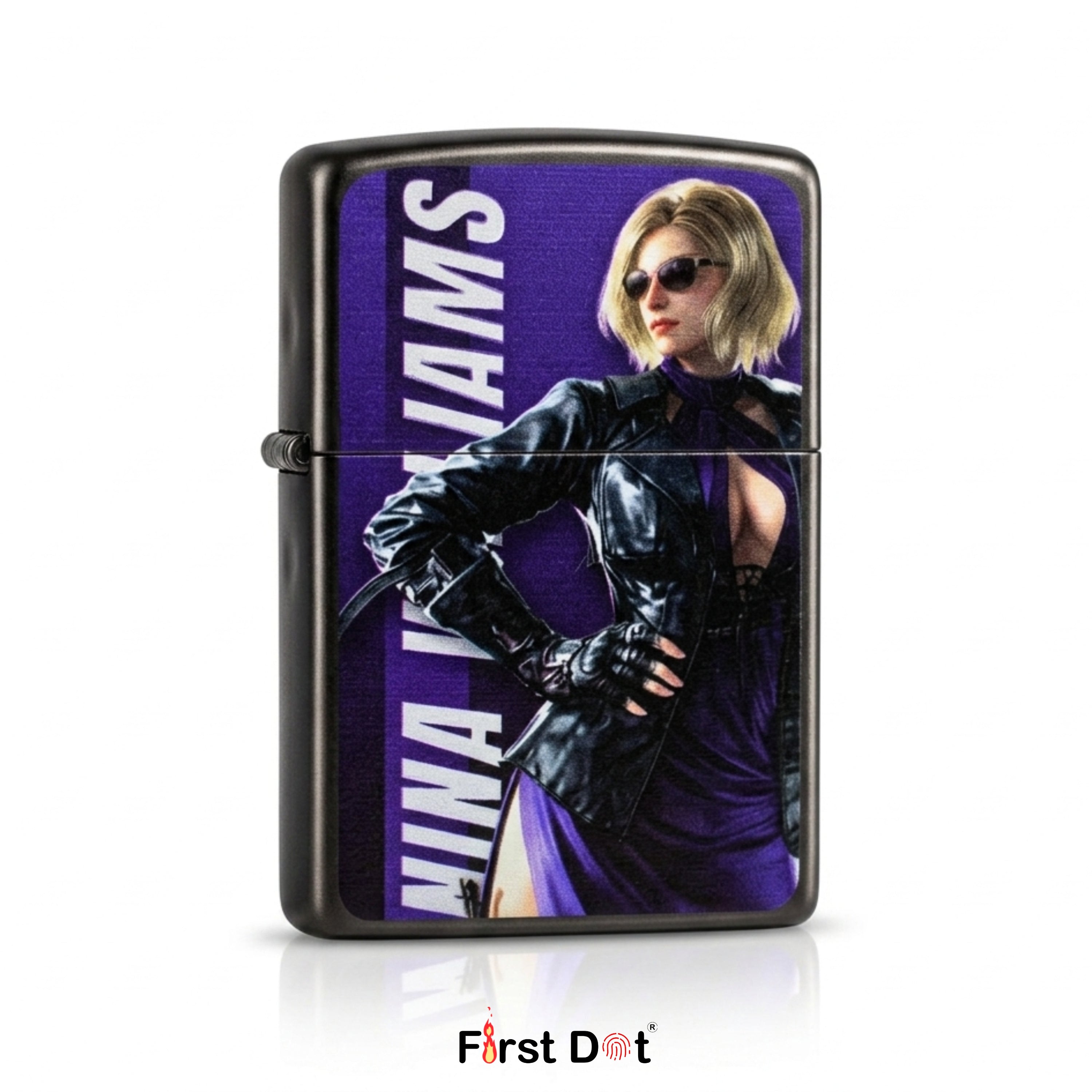 First Dot Nina Williams Windproof Cigarette Lighter