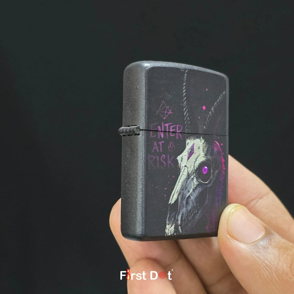 First Dot Occult Skull & Ram Lighters Pack of 2