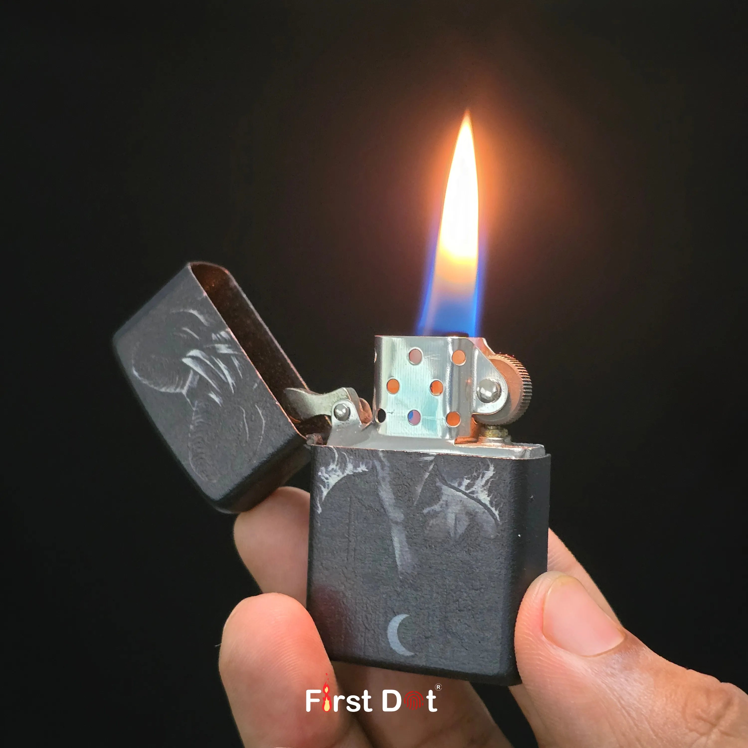 First Dot Occult Skull & Ram Lighters Pack of 2