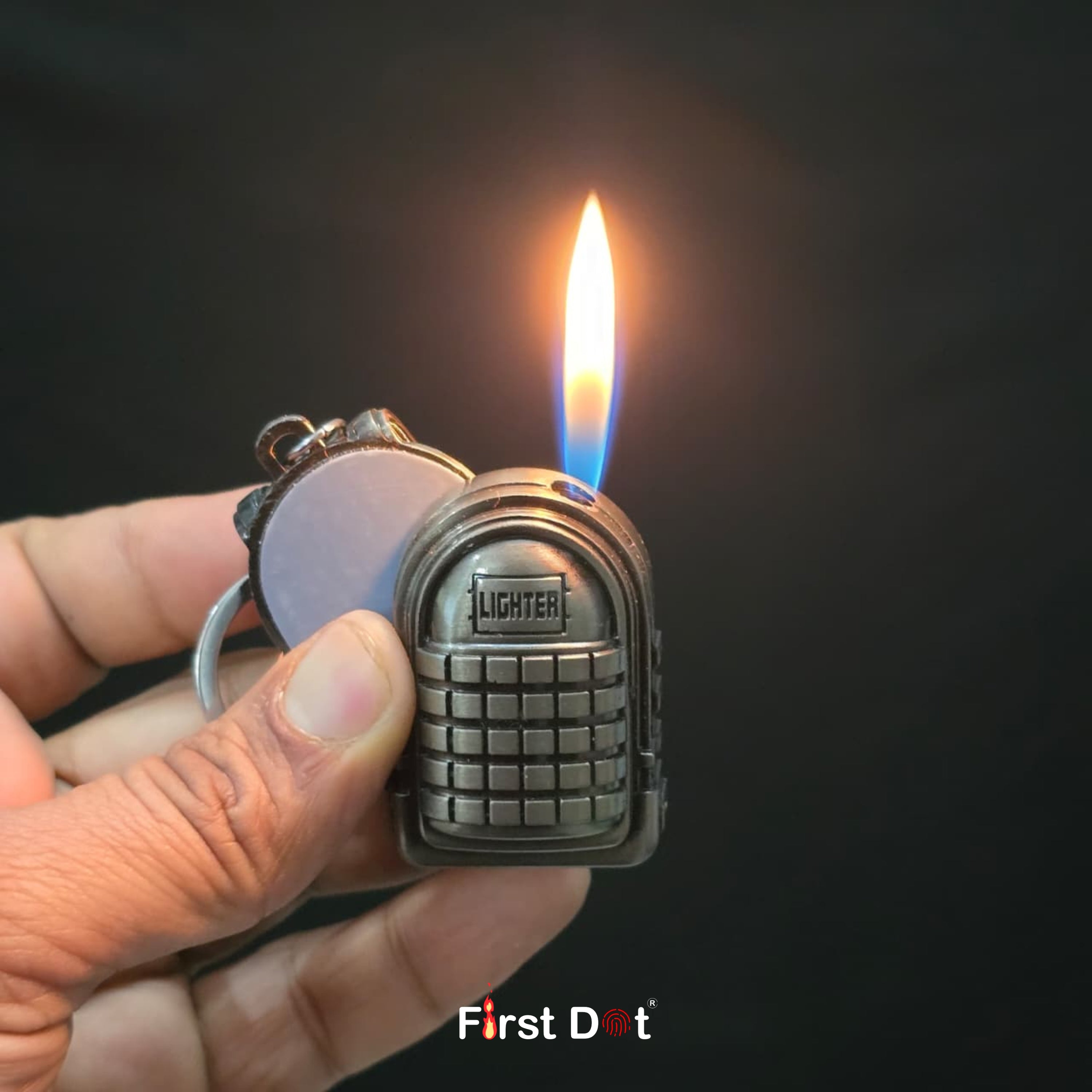 PUBG Bag Keychain Cigarette Lighter