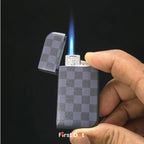 First Dot Pattern Series Windproof Blue Jet Flame Lighter
