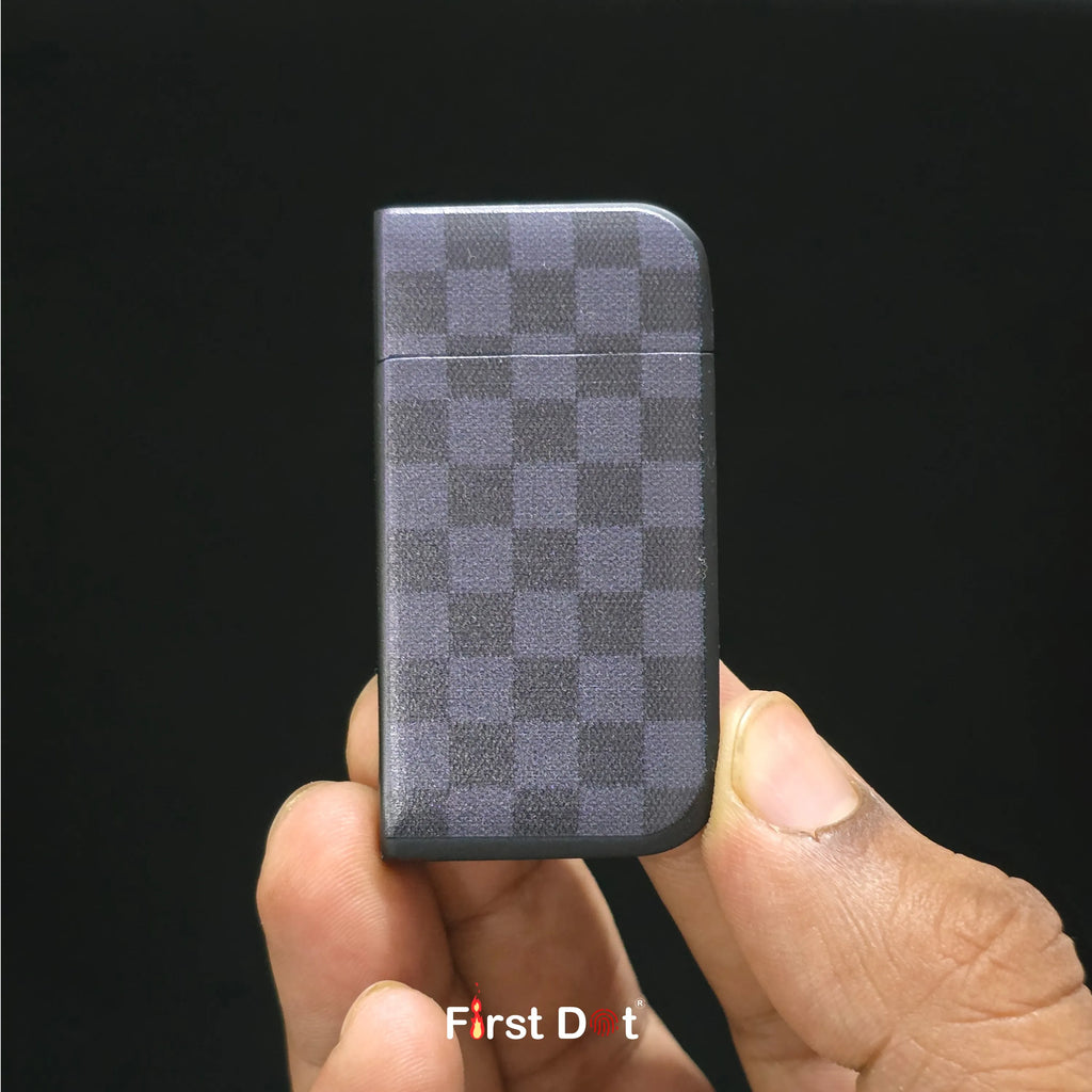 First Dot Pattern Series Windproof Blue Jet Flame Lighter