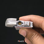 First Dot Pattern Series Windproof Blue Jet Flame Lighter