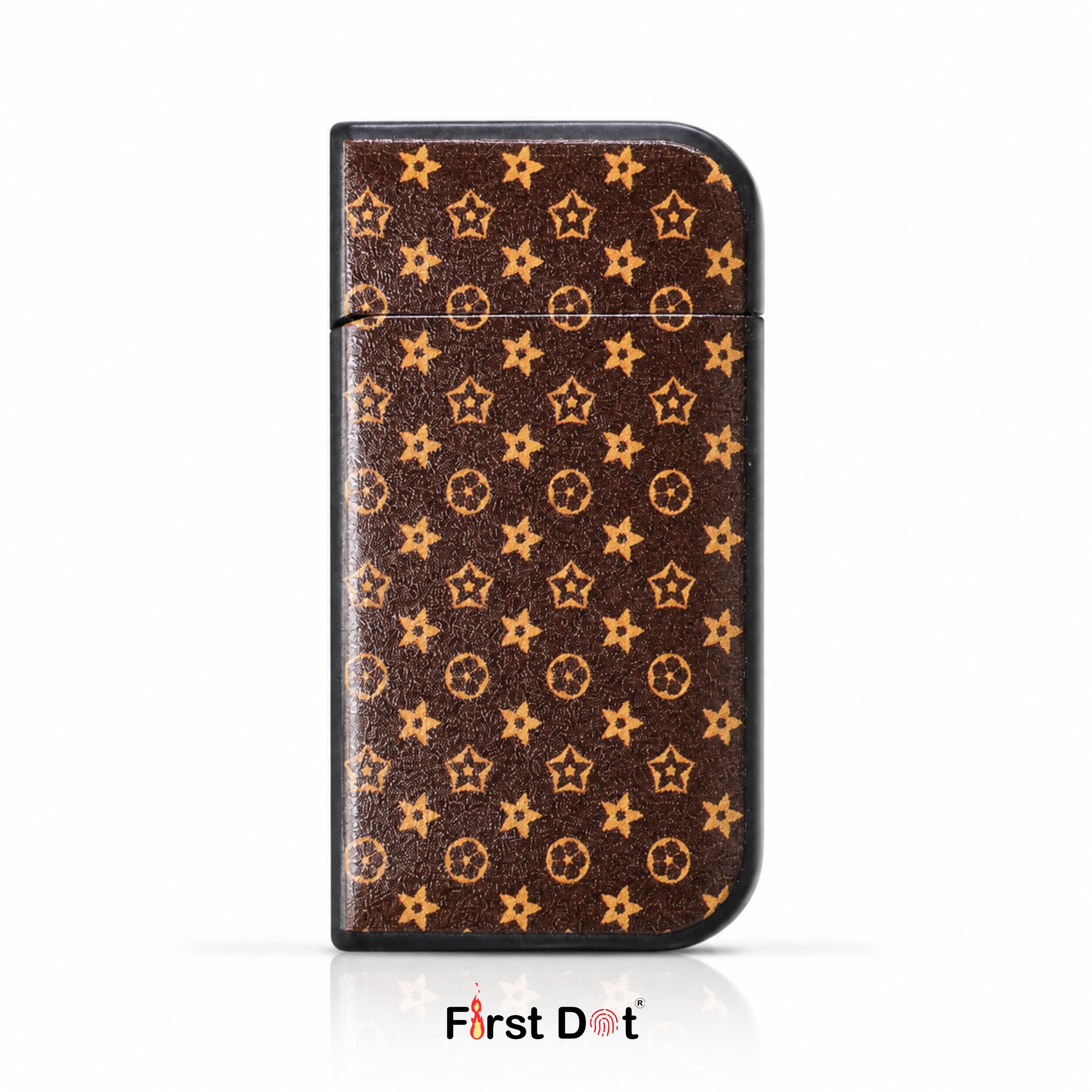 First Dot Pattern Series Windproof Blue Jet Flame Lighter
