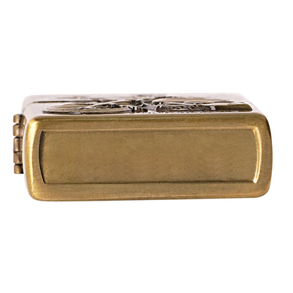 Vintage Motor Cycle Embossed Premium Refillable Cigarette Lighter – Perfect for Gifting | First Dot