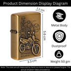 Off Road Bike Embossed Cigarette Lighter – Perfect for Gifting | First Dot