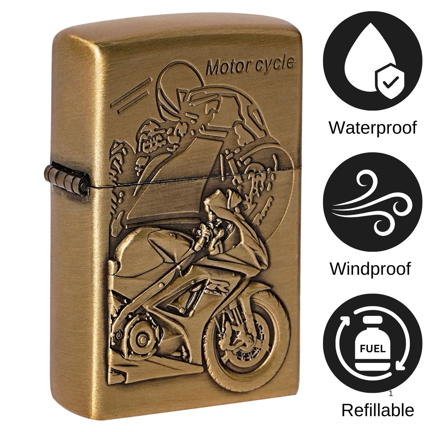 Yamaha R15 V4 Bike Embossed Premium Refillable Cigarette Lighter – Perfect for Gifting | First Dot