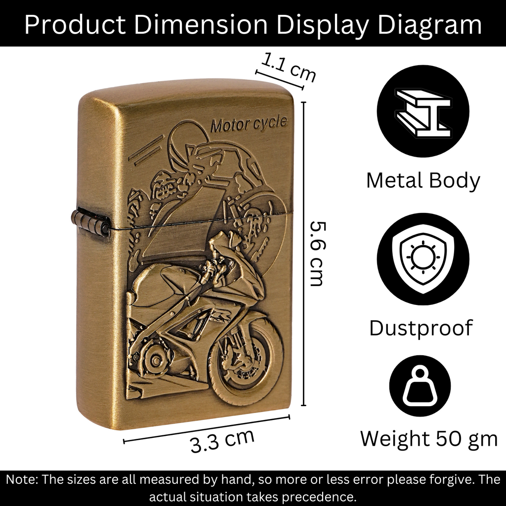 Yamaha R15 V4 Bike Embossed Premium Refillable Cigarette Lighter – Perfect for Gifting | First Dot
