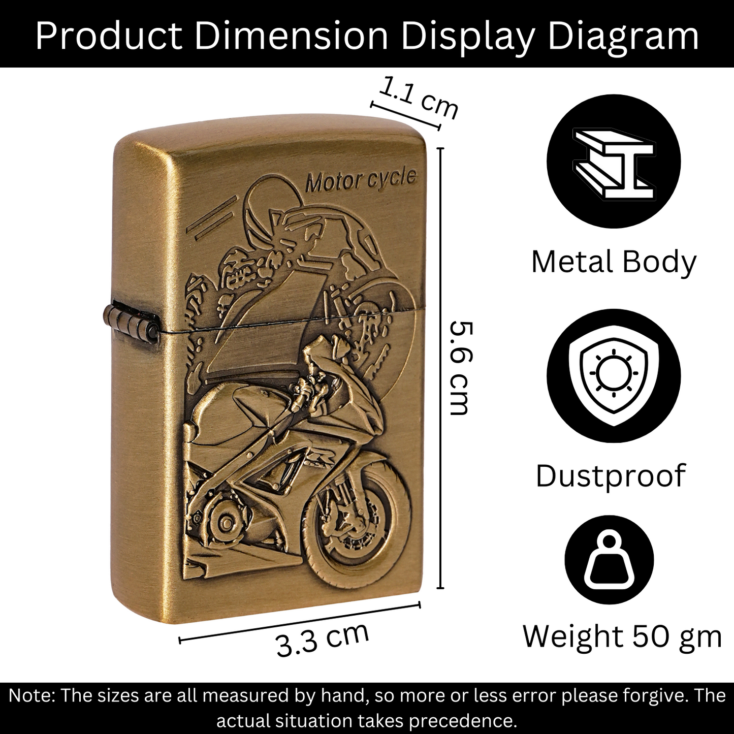 Yamaha R15 V4 Bike Embossed Premium Refillable Cigarette Lighter – Perfect for Gifting | First Dot