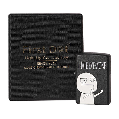 I Hate Everyone Premium Refillable Cigarette Lighter – Perfect for Gifting | First Dot