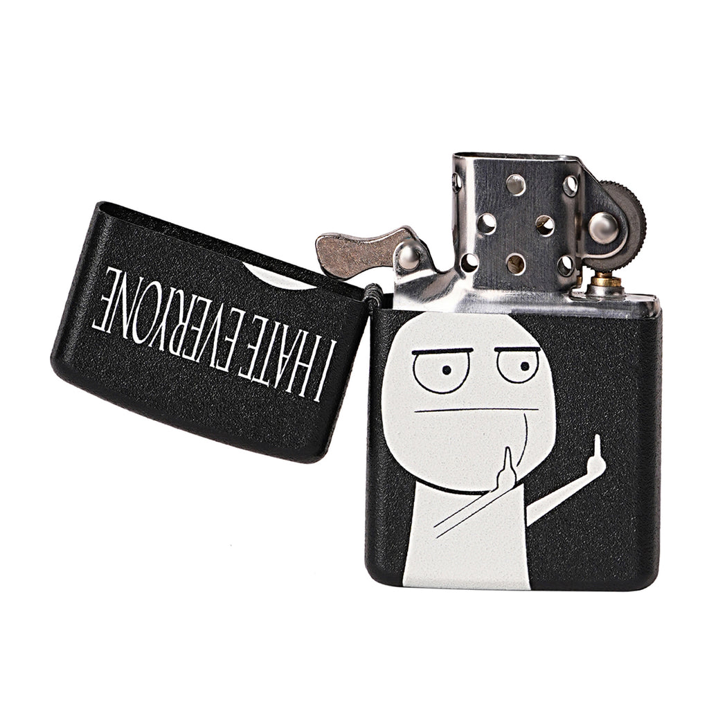 I Hate Everyone Windproof Cigarette Lighter