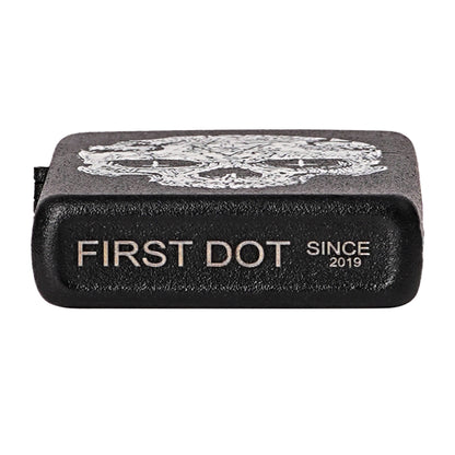 Inverted Cross Skull Premium Refillable Cigarette Lighter – Perfect for Gifting | First Dot