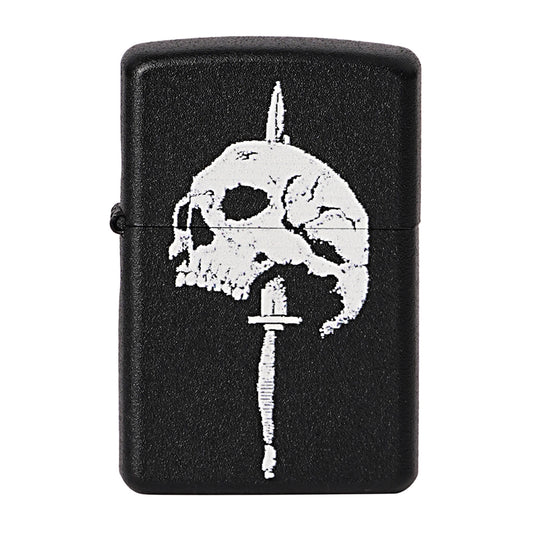 Classic First Dot metal lighter – durable, refillable, and windproof for a smooth flame