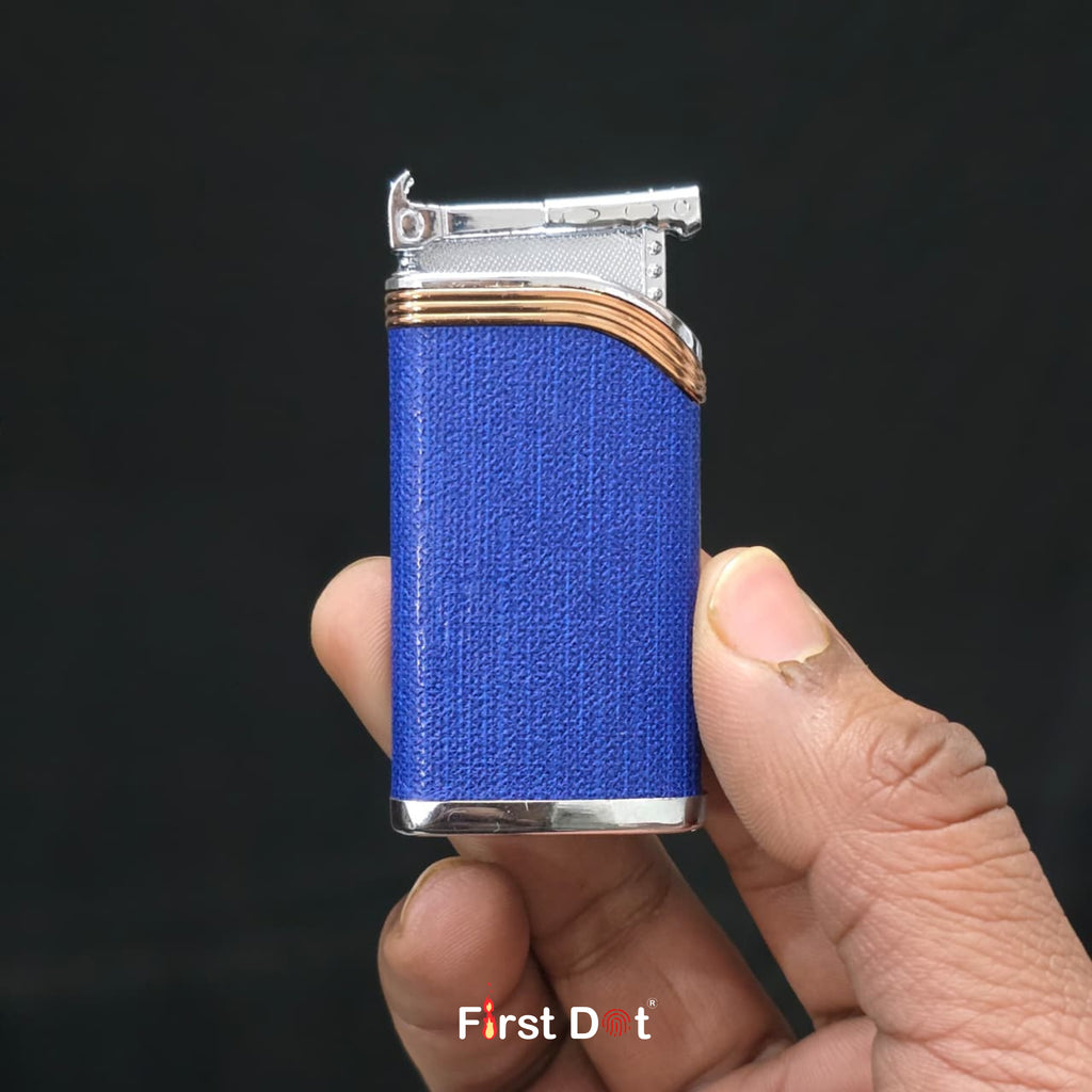 Leather Textured Jet Flame Lighter | Windproof Fancy Cigarette Lighter