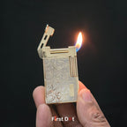 CALIBER™ Premium Vintage Cigarette Lighter – Windproof | Refillable