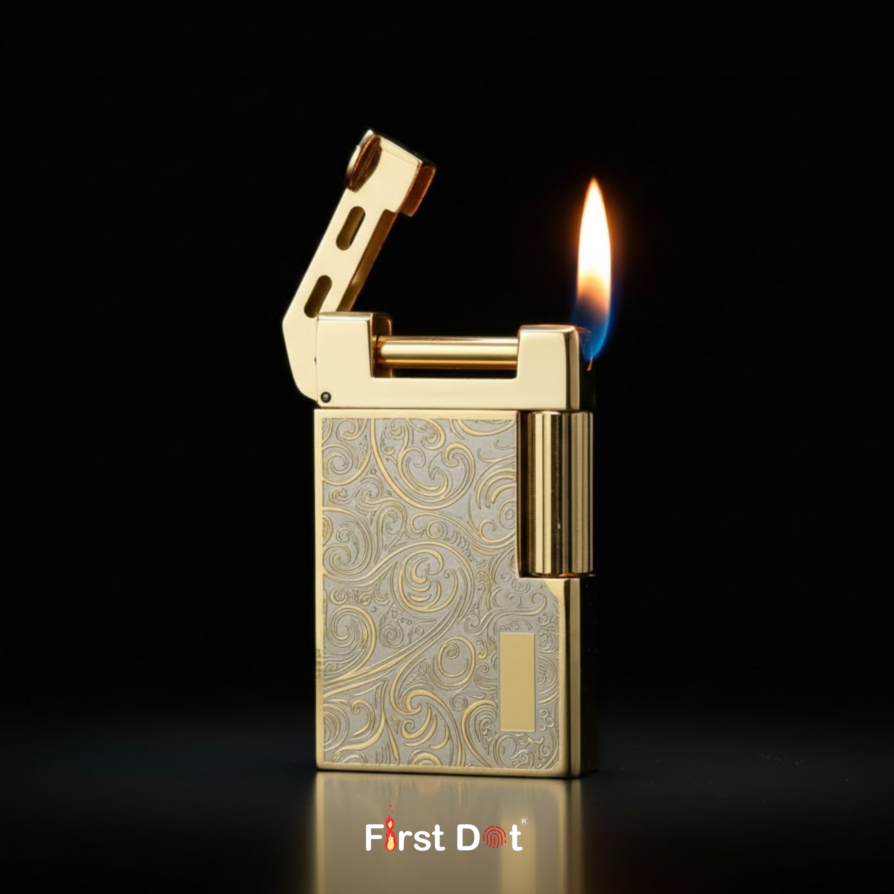 CALIBER™ Premium Vintage Cigarette Lighter – Windproof | Refillable