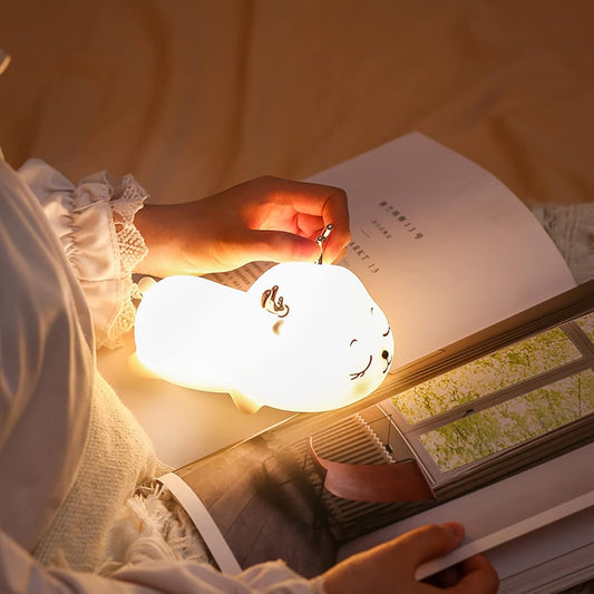 Soft Silicone Deer Night Lamp | First Dot