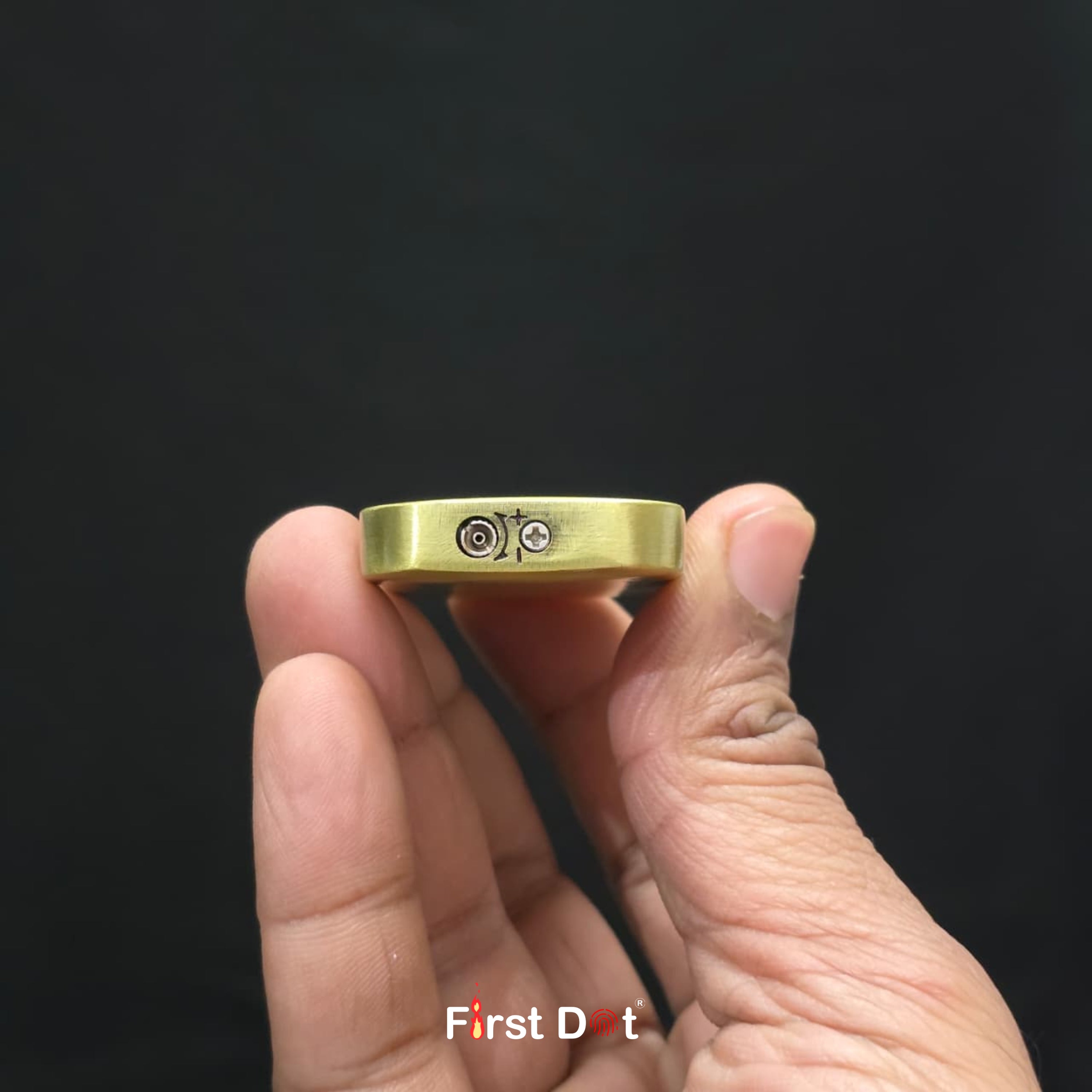 First Dot Angel Rose Jet Flame Gas Lighter