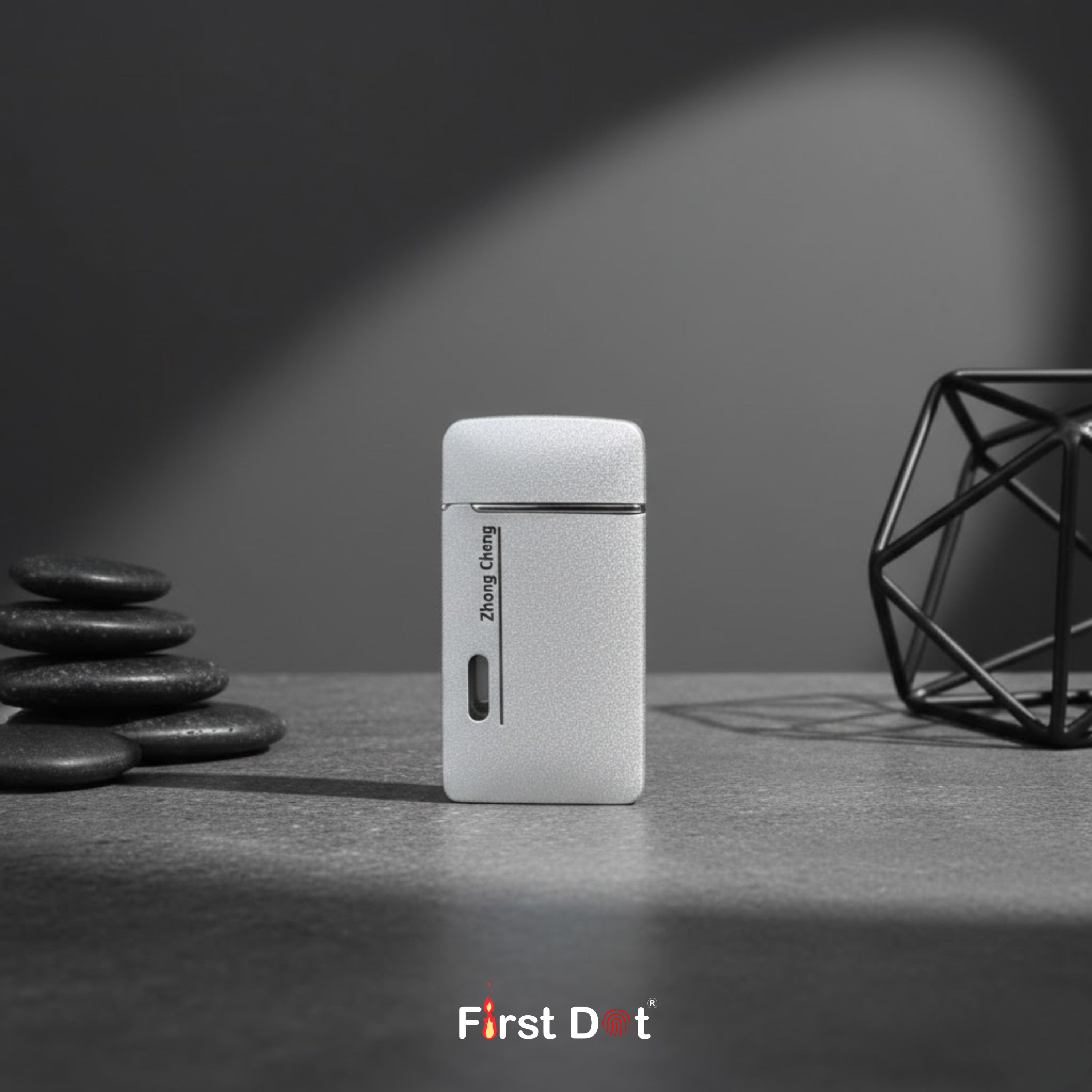 Silver Slim Windproof Jet Lighter – Cool Cigarette Lighter