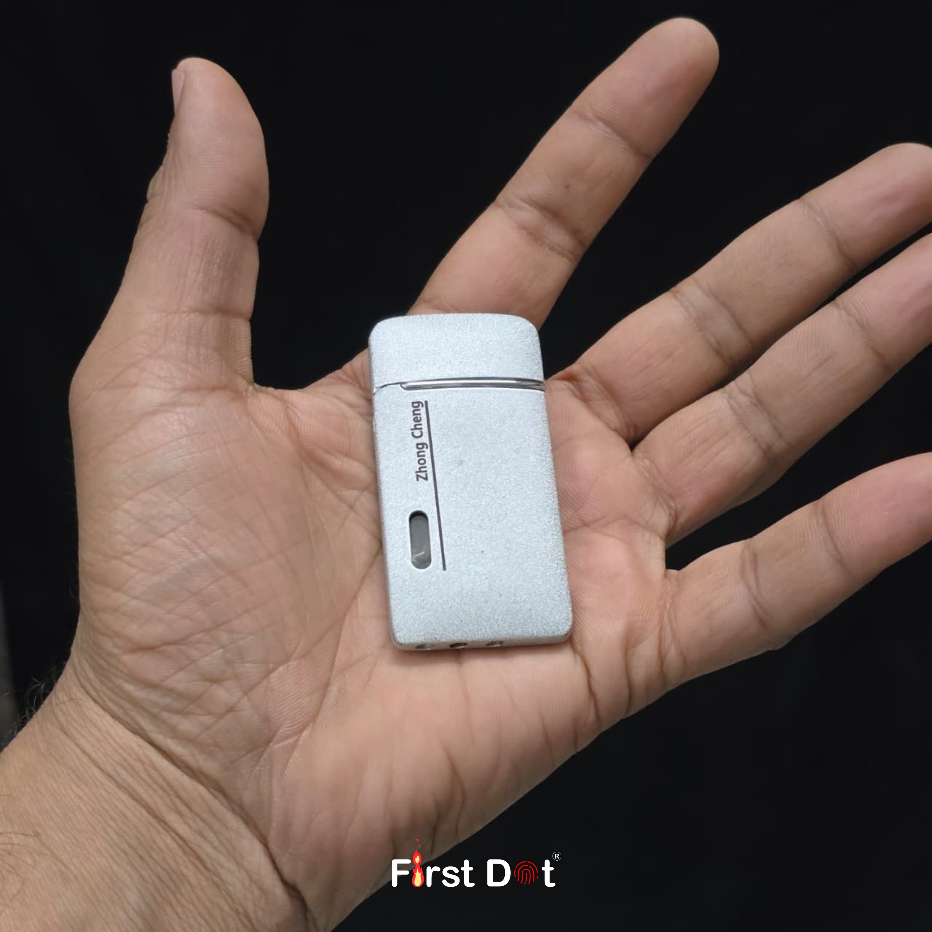 Silver Slim Windproof Jet Lighter – Cool Cigarette Lighter