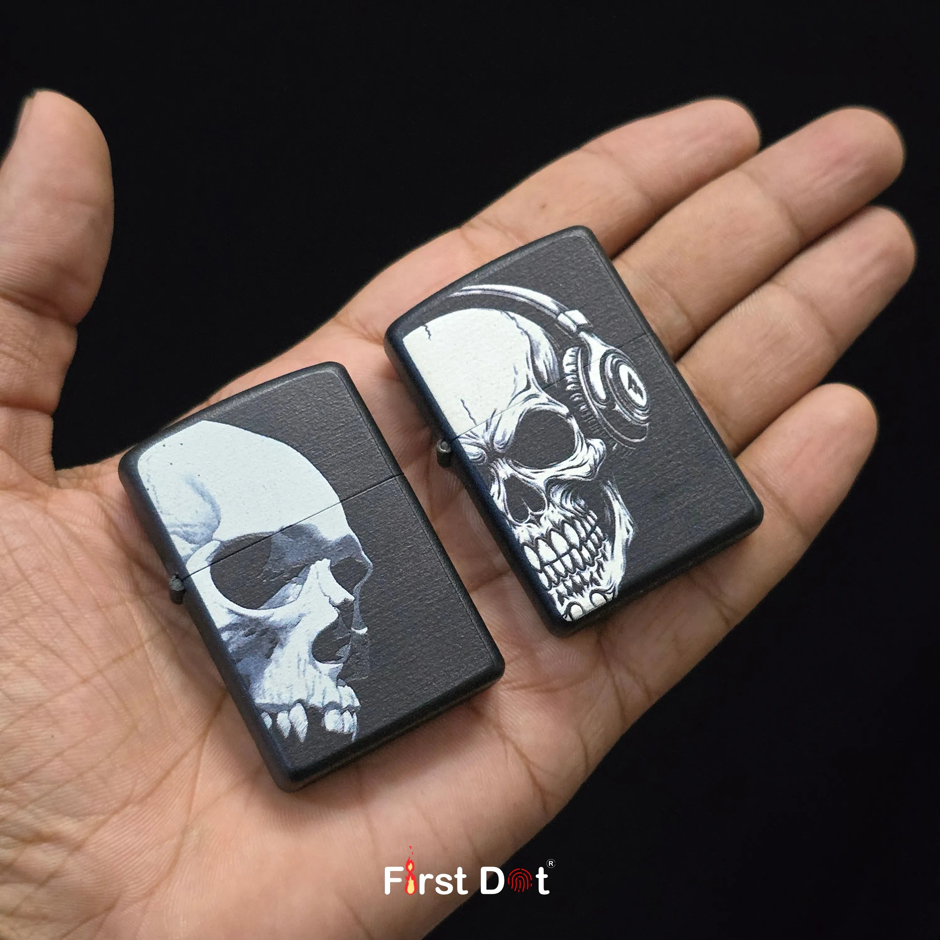 First Dot Skull & Headphone Skull Art Pack of 2