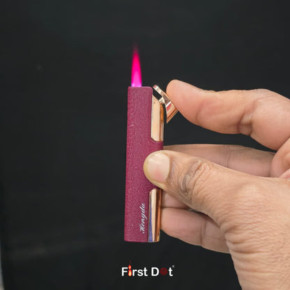 Slim Cigarette Lighter – Red Jet Flame Lighter