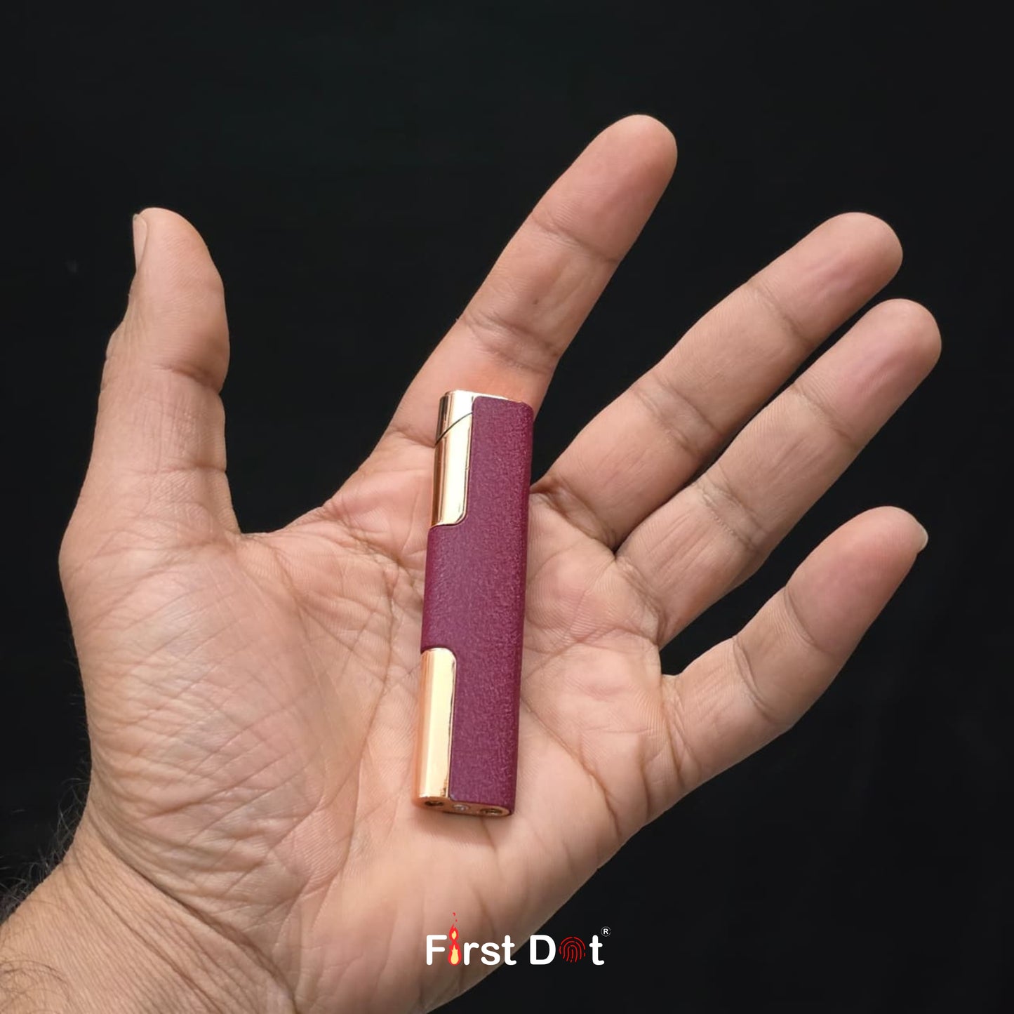 Slim Cigarette Lighter – Red Jet Flame Lighter