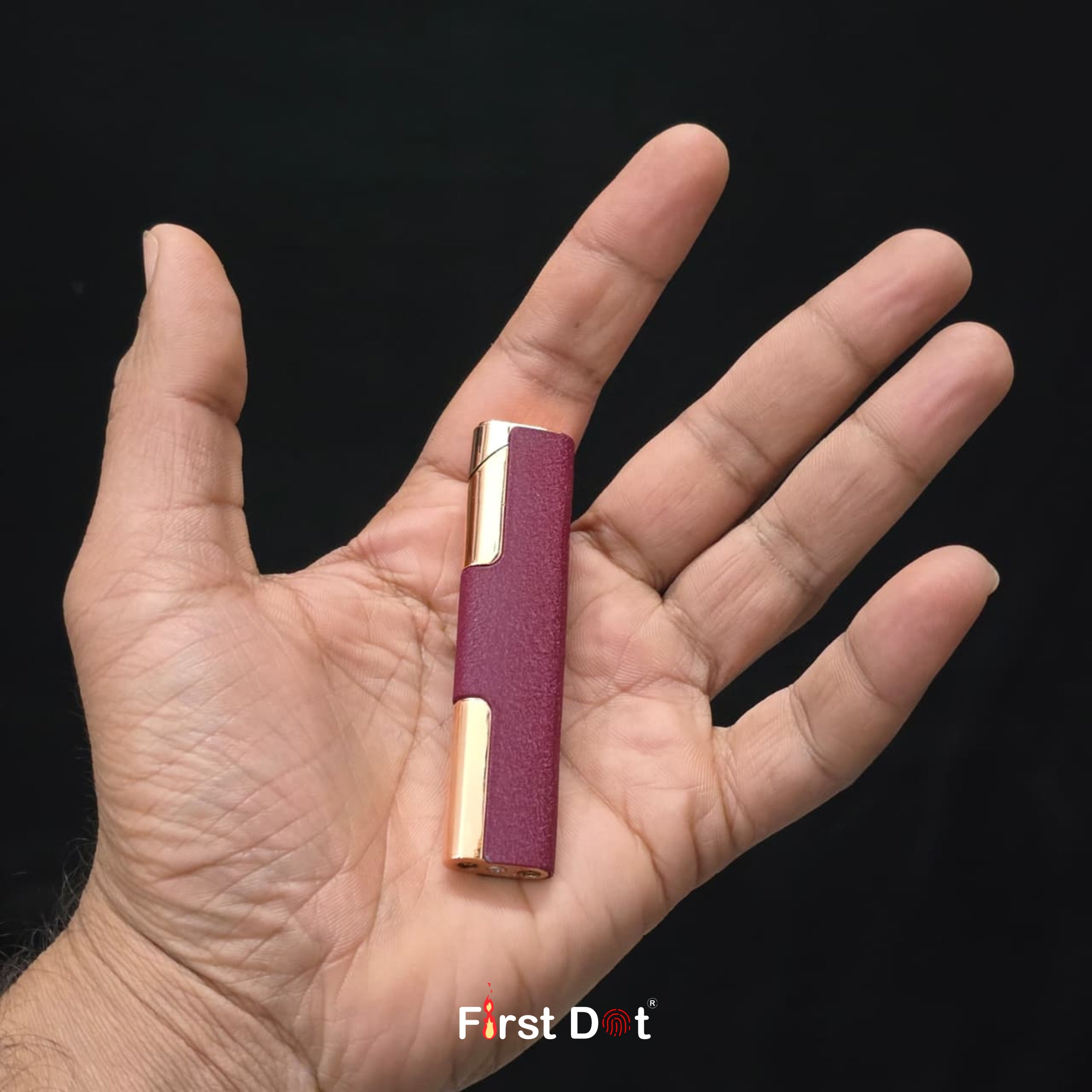 Slim Cigarette Lighter – Red Jet Flame Lighter